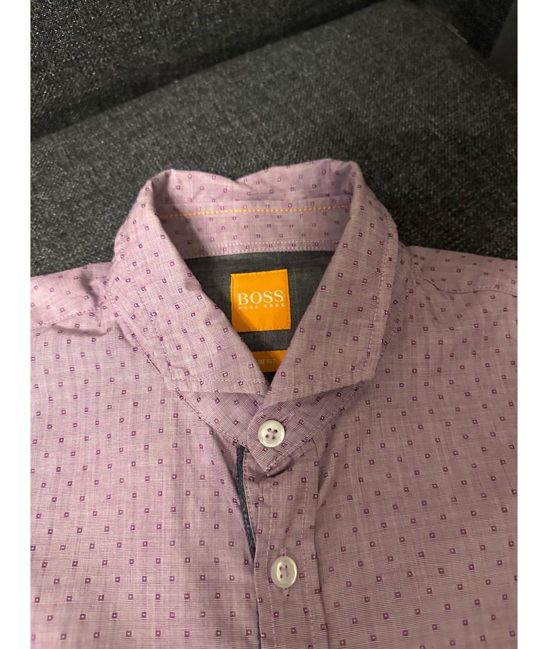 HUGO BOSS Розовая кэжуал рубашка, фото 3