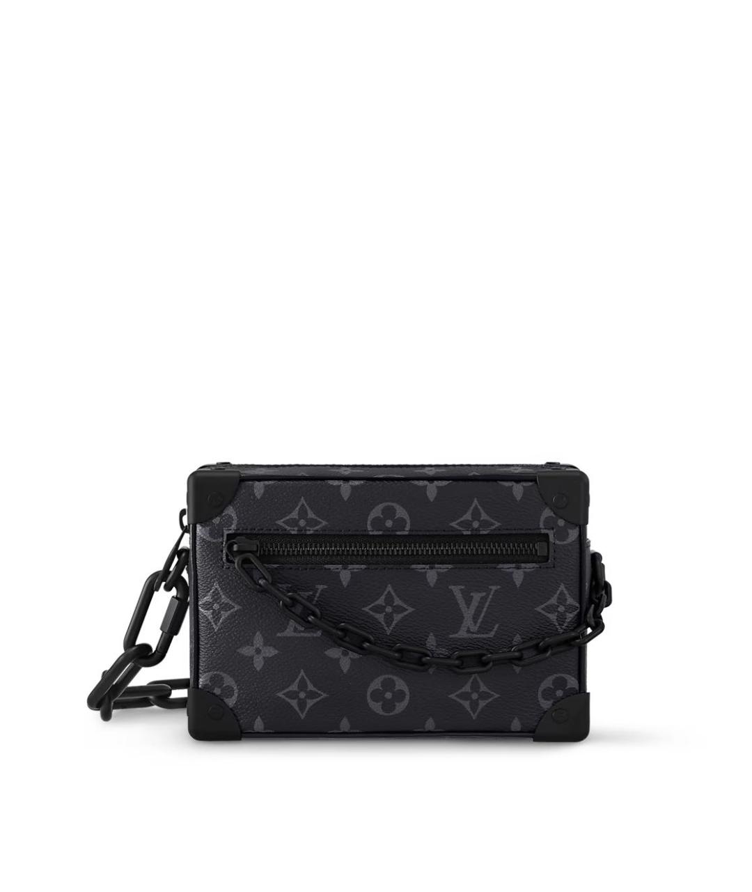LOUIS VUITTON Антрацитовая сумка на плечо, фото 7