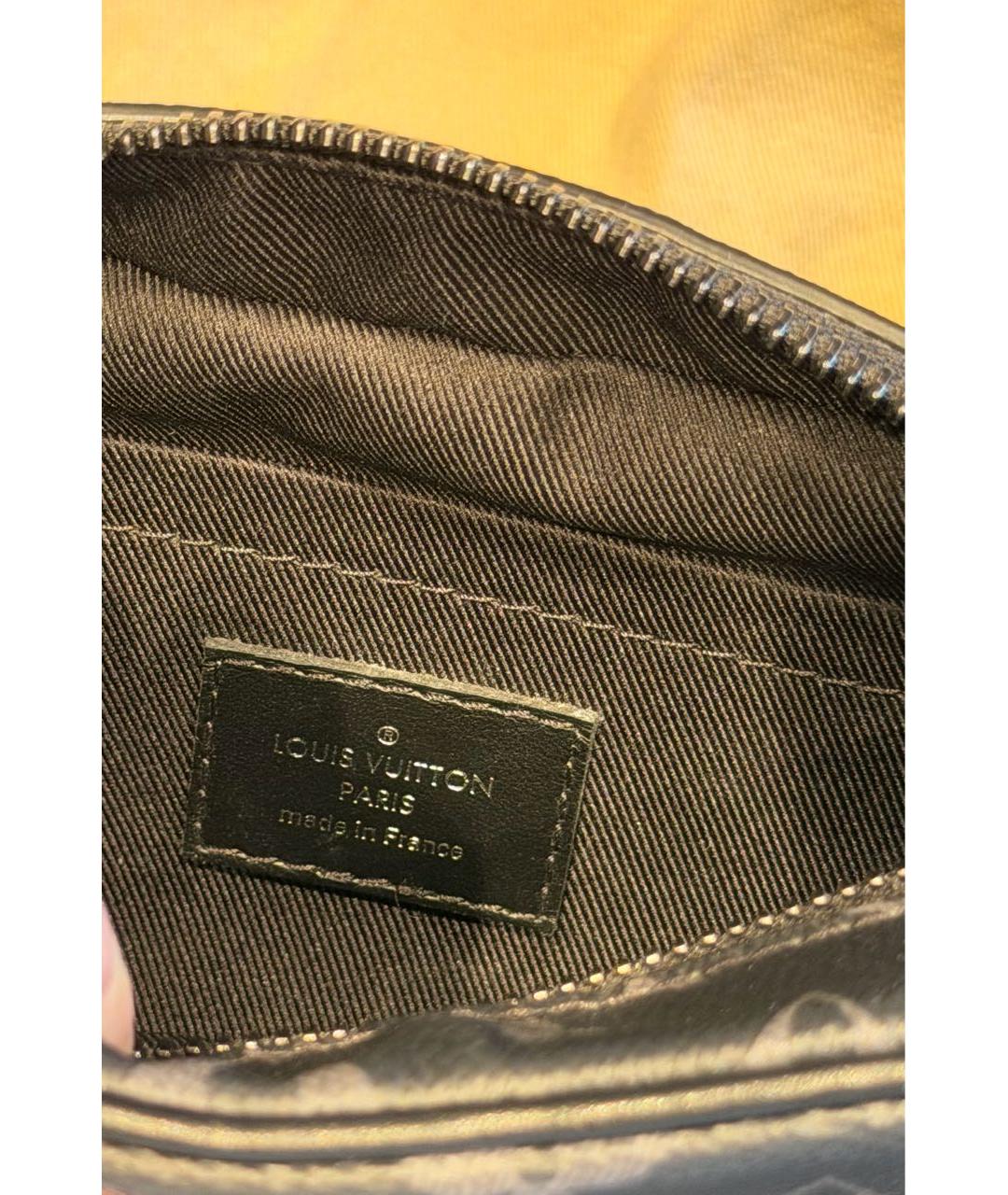 LOUIS VUITTON Антрацитовая сумка на плечо, фото 5