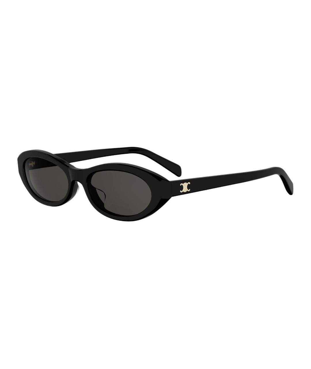 CELINE Черные пластиковые солнцезащитные очки, фото 1