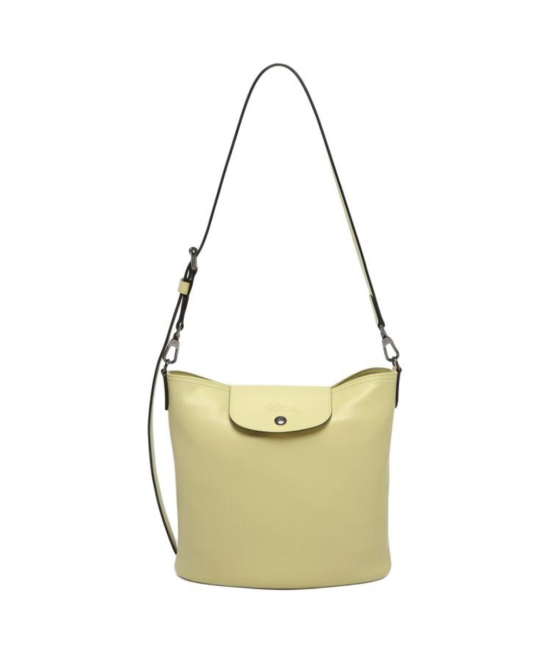 LONGCHAMP Зеленая кожаная сумка через плечо, фото 1