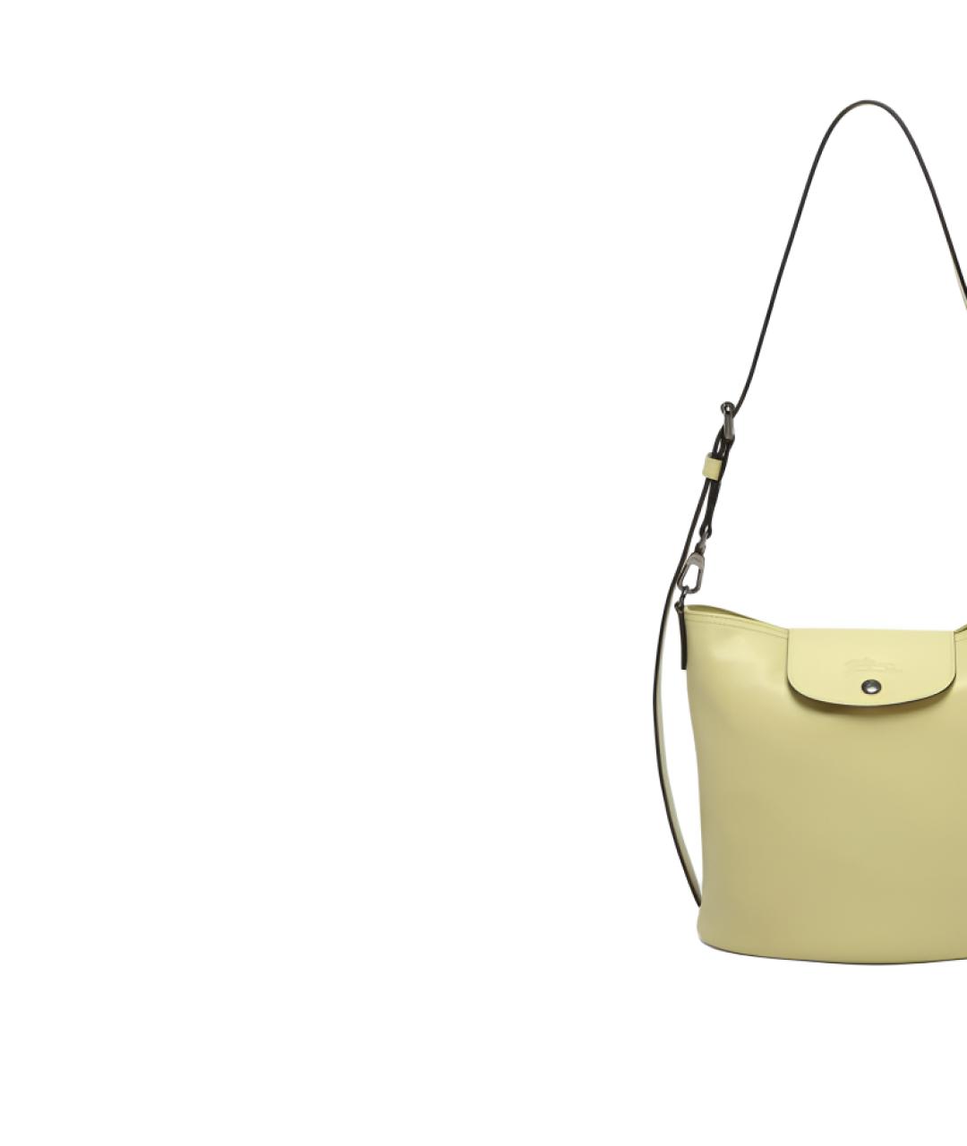 LONGCHAMP Зеленая кожаная сумка через плечо, фото 3