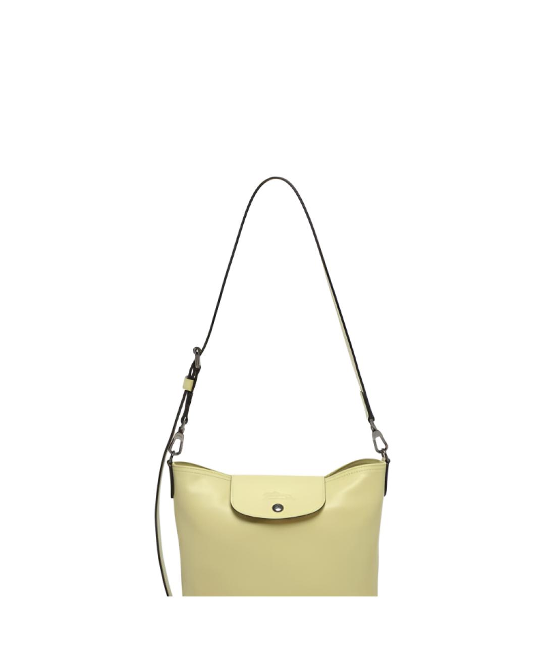 LONGCHAMP Зеленая кожаная сумка через плечо, фото 2