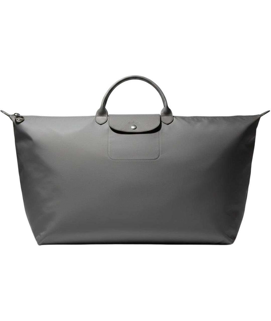 LONGCHAMP Серая нейлоновая дорожная/спортивная сумка, фото 1