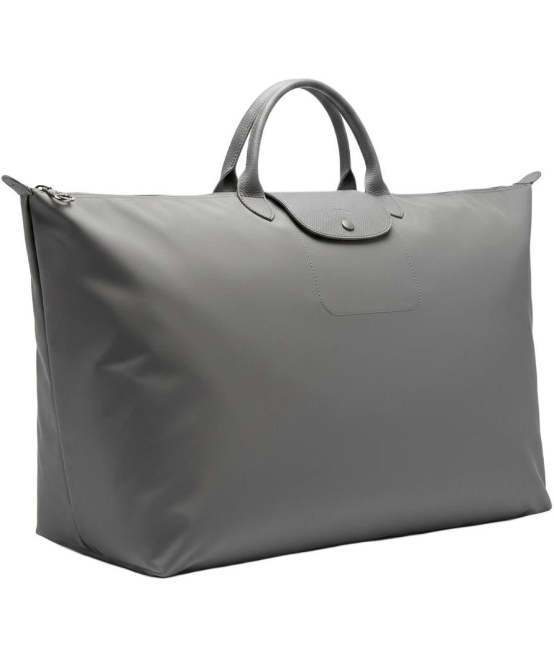 LONGCHAMP Серая нейлоновая дорожная/спортивная сумка, фото 2