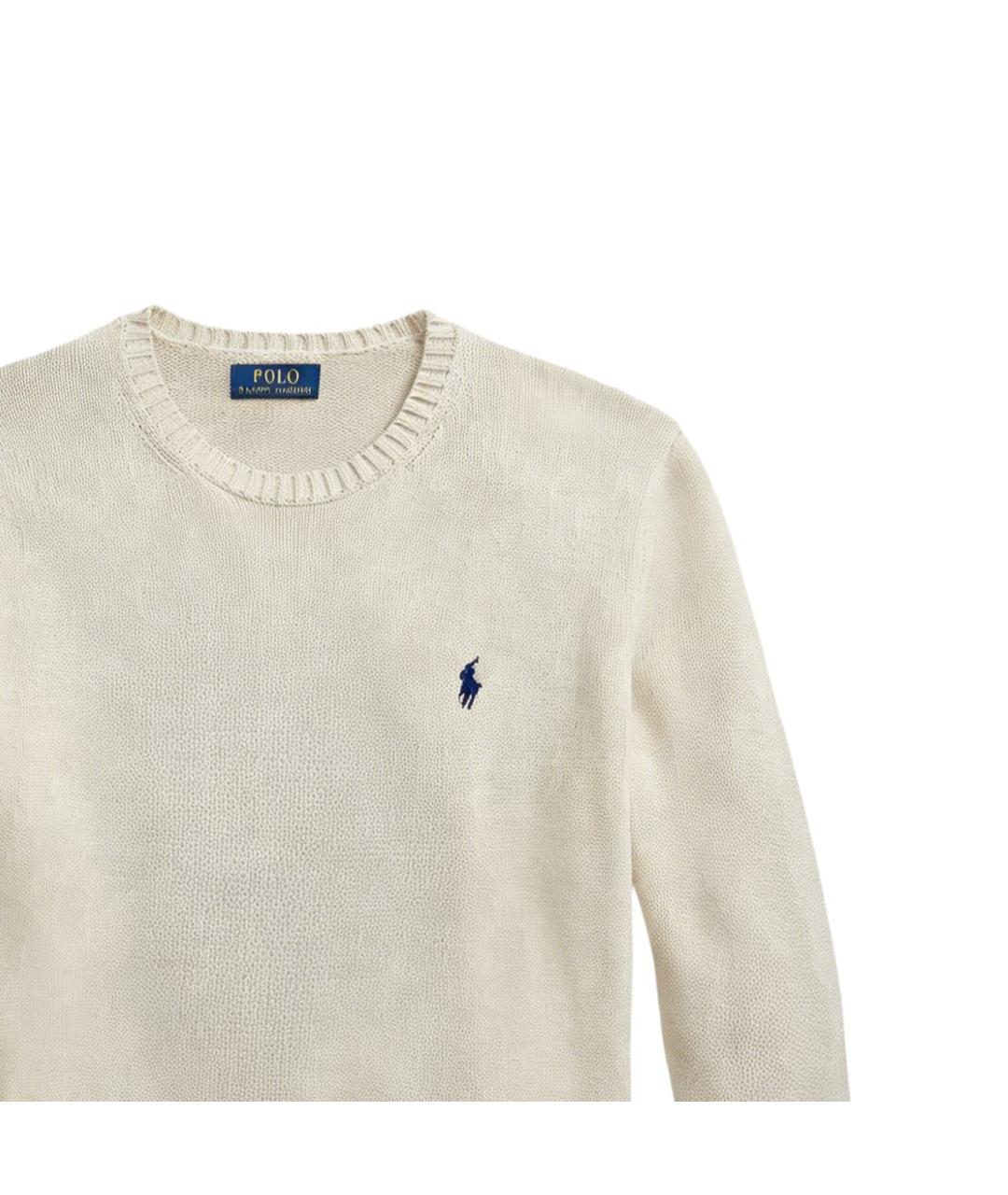 POLO RALPH LAUREN Бежевый джемпер / свитер, фото 2