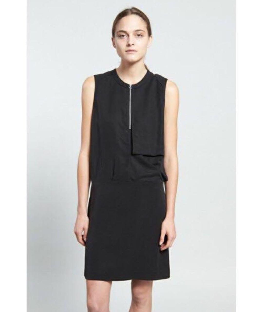ACNE STUDIOS Черное хлопковое повседневное платье, фото 3