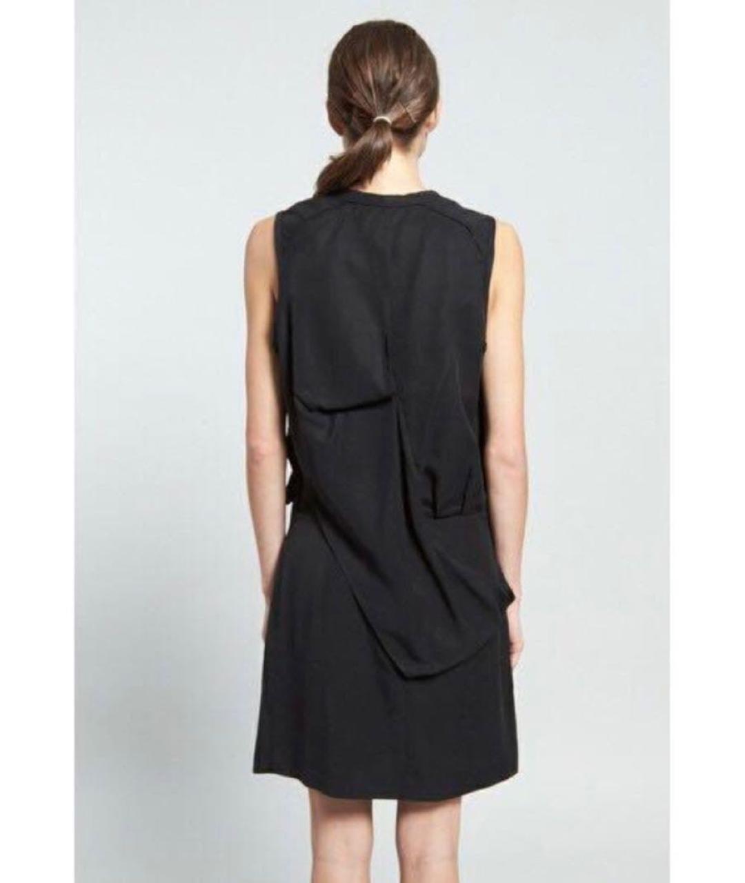 ACNE STUDIOS Черное хлопковое повседневное платье, фото 4