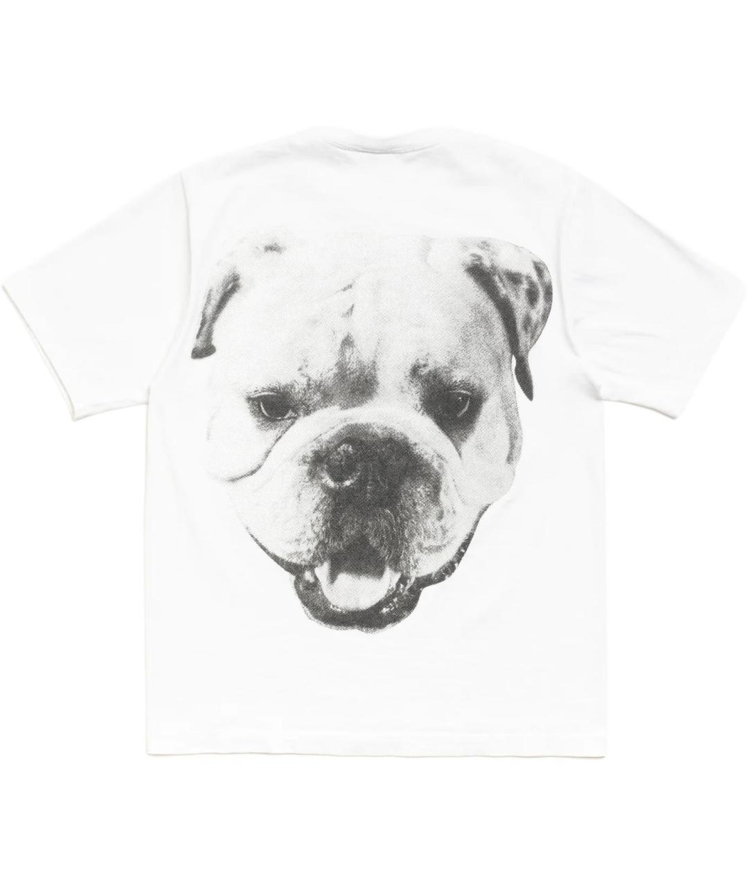 STUSSY Белая футболка, фото 2