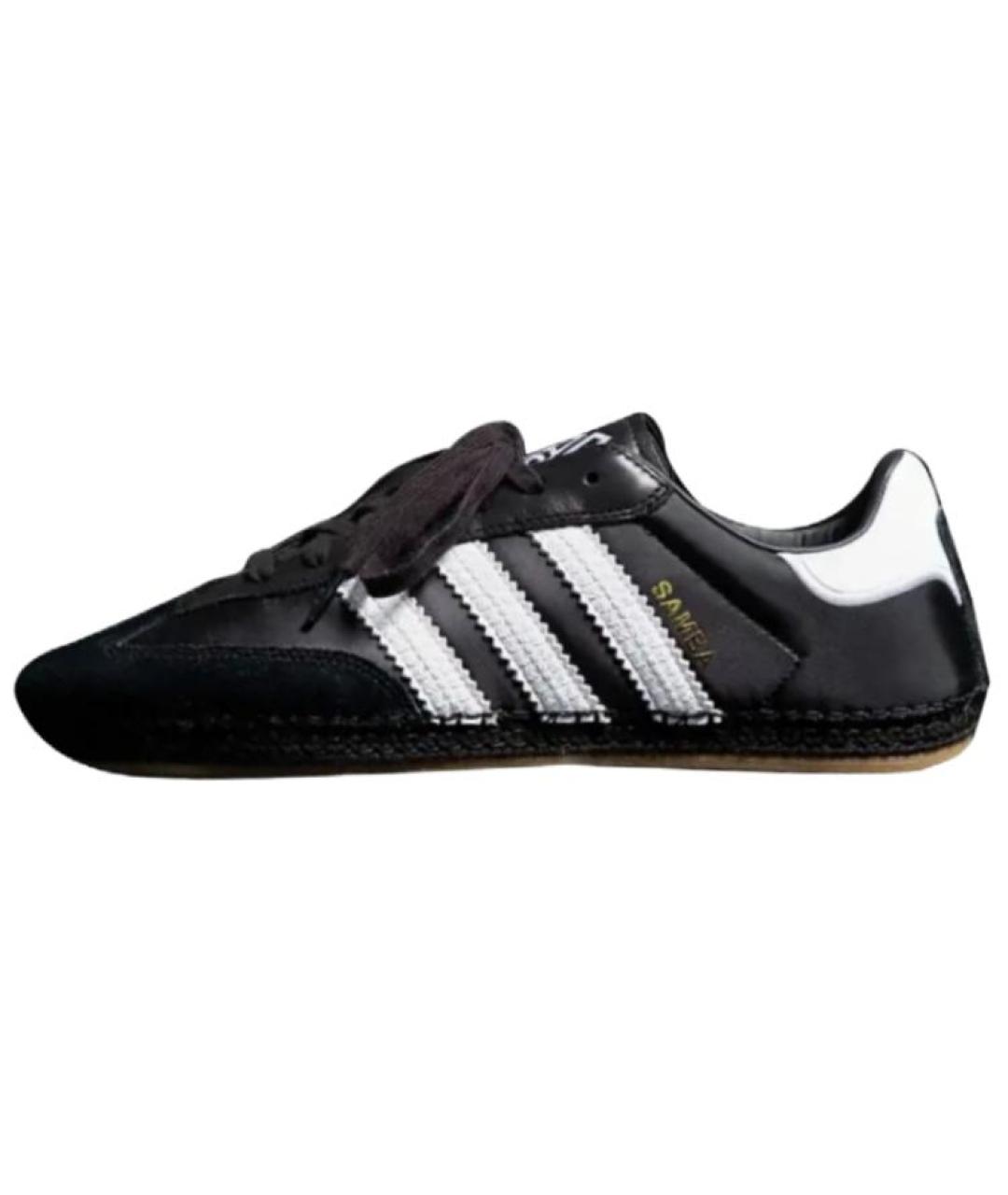 ADIDAS Черные кожаные кеды, фото 5