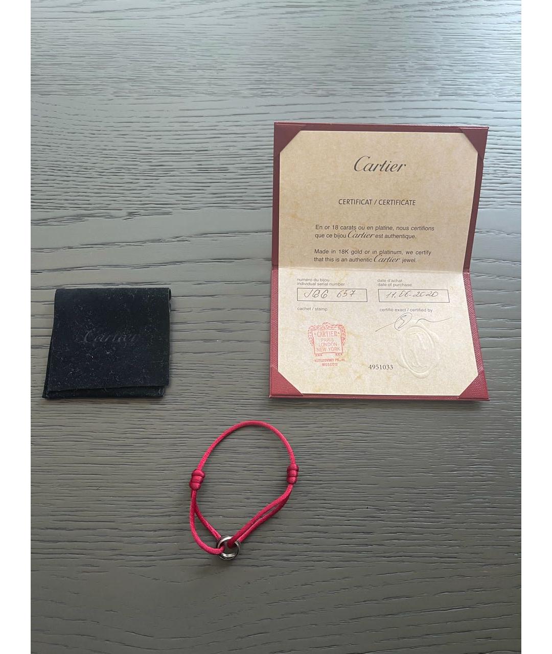 CARTIER Красный браслет, фото 4