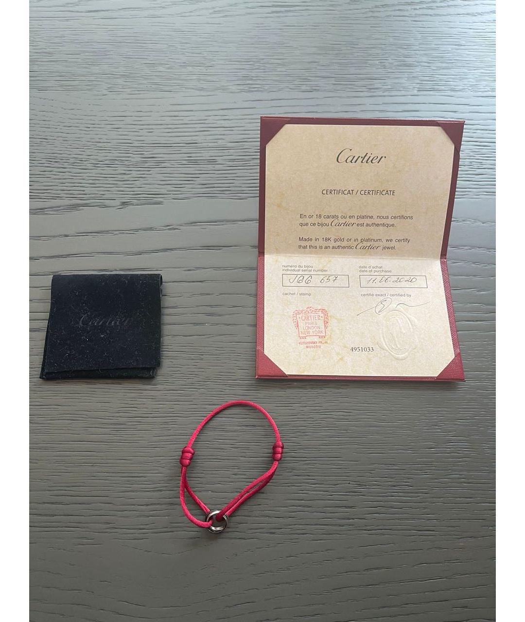 CARTIER Красный браслет, фото 5
