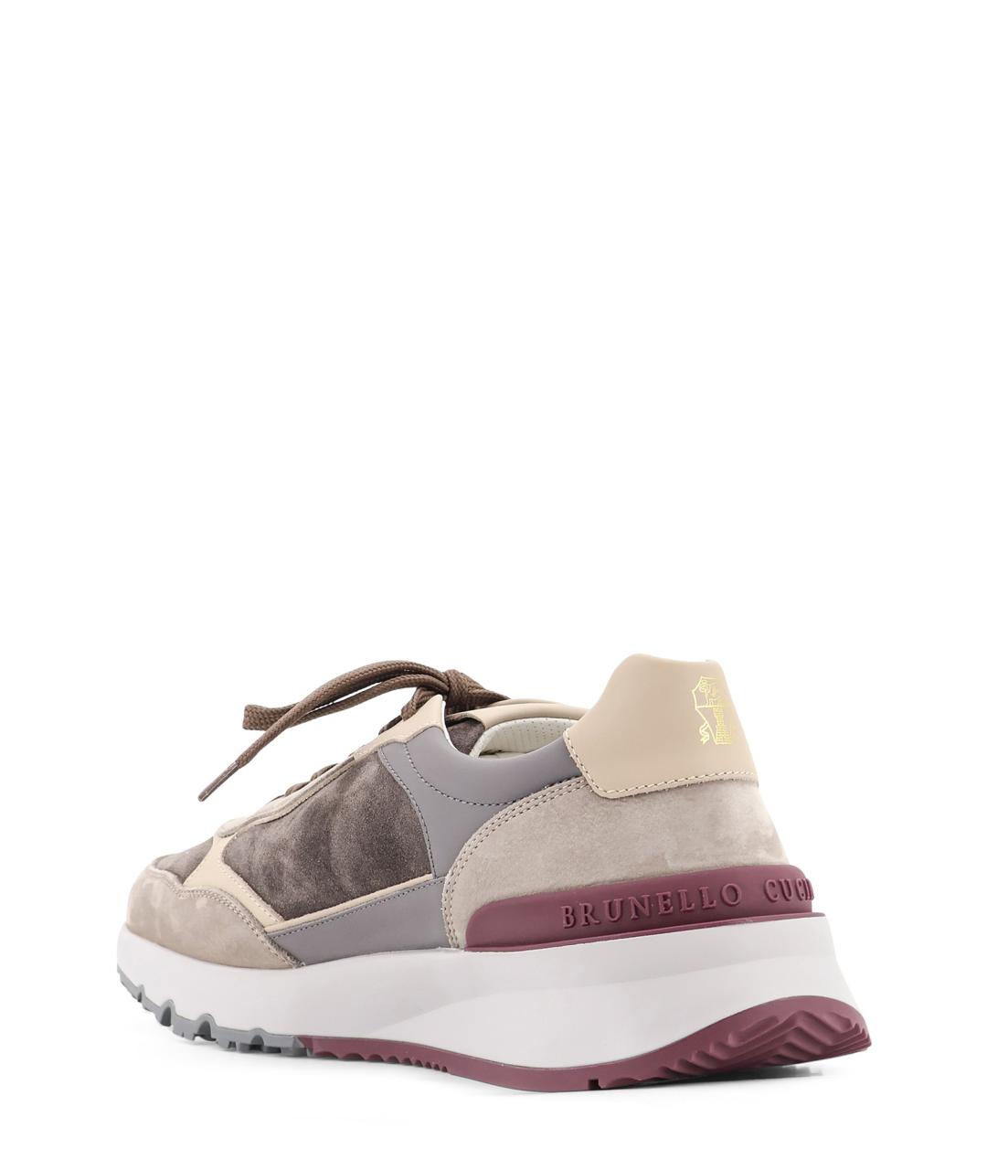 BRUNELLO CUCINELLI Мульти резиновые низкие кроссовки / кеды, фото 3