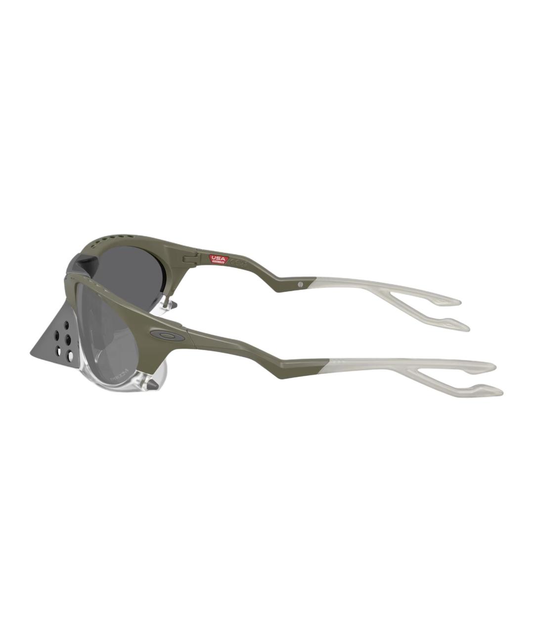 OAKLEY Зеленые пластиковые солнцезащитные очки, фото 3
