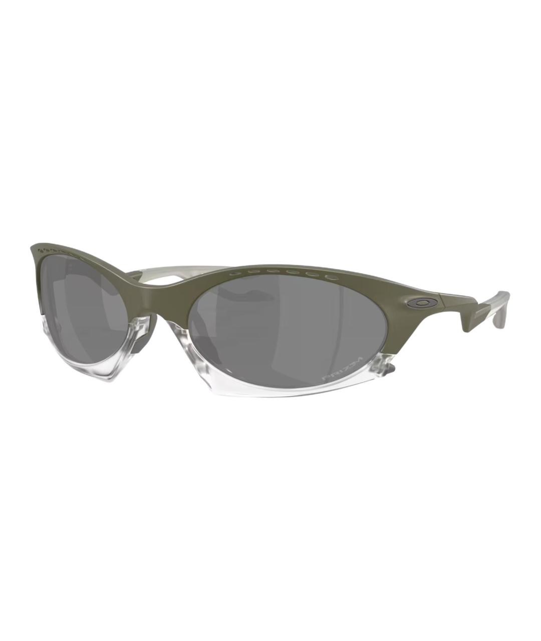 OAKLEY Зеленые пластиковые солнцезащитные очки, фото 5