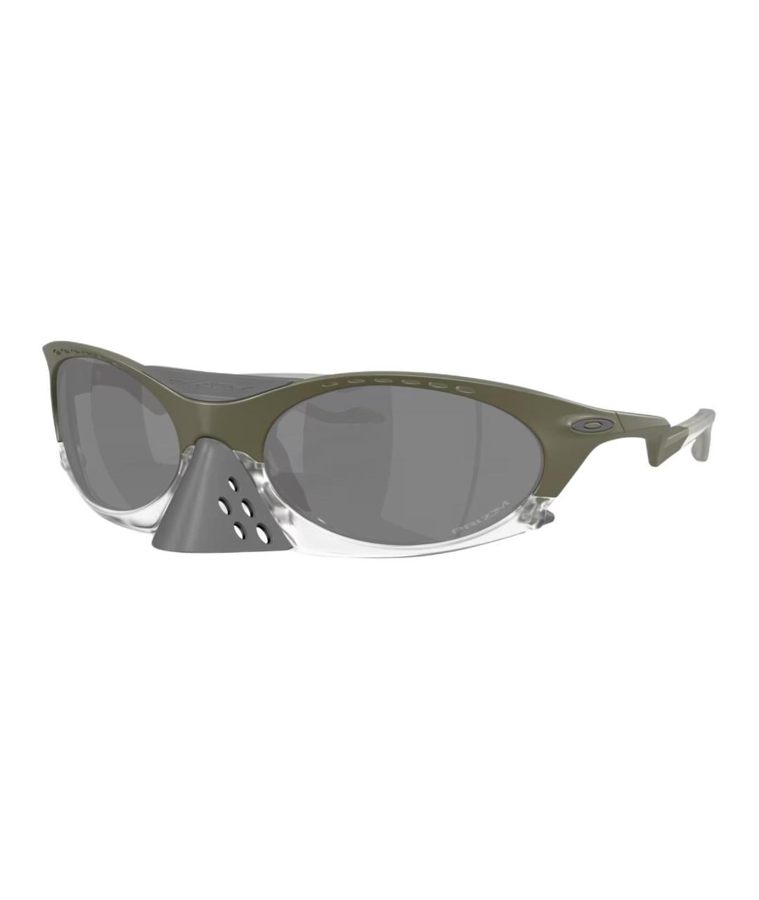 OAKLEY Зеленые пластиковые солнцезащитные очки, фото 1