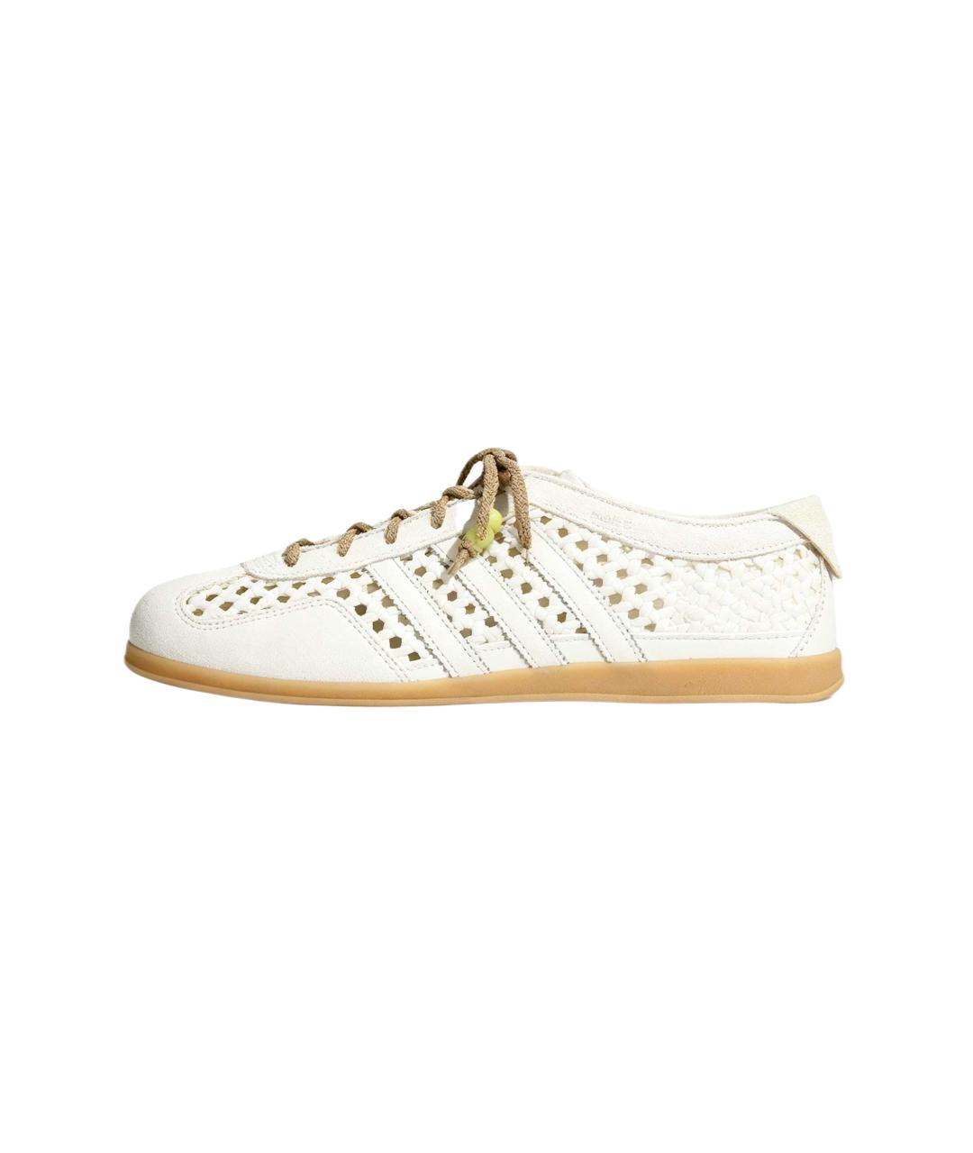 ADIDAS Белые кожаные кеды, фото 2