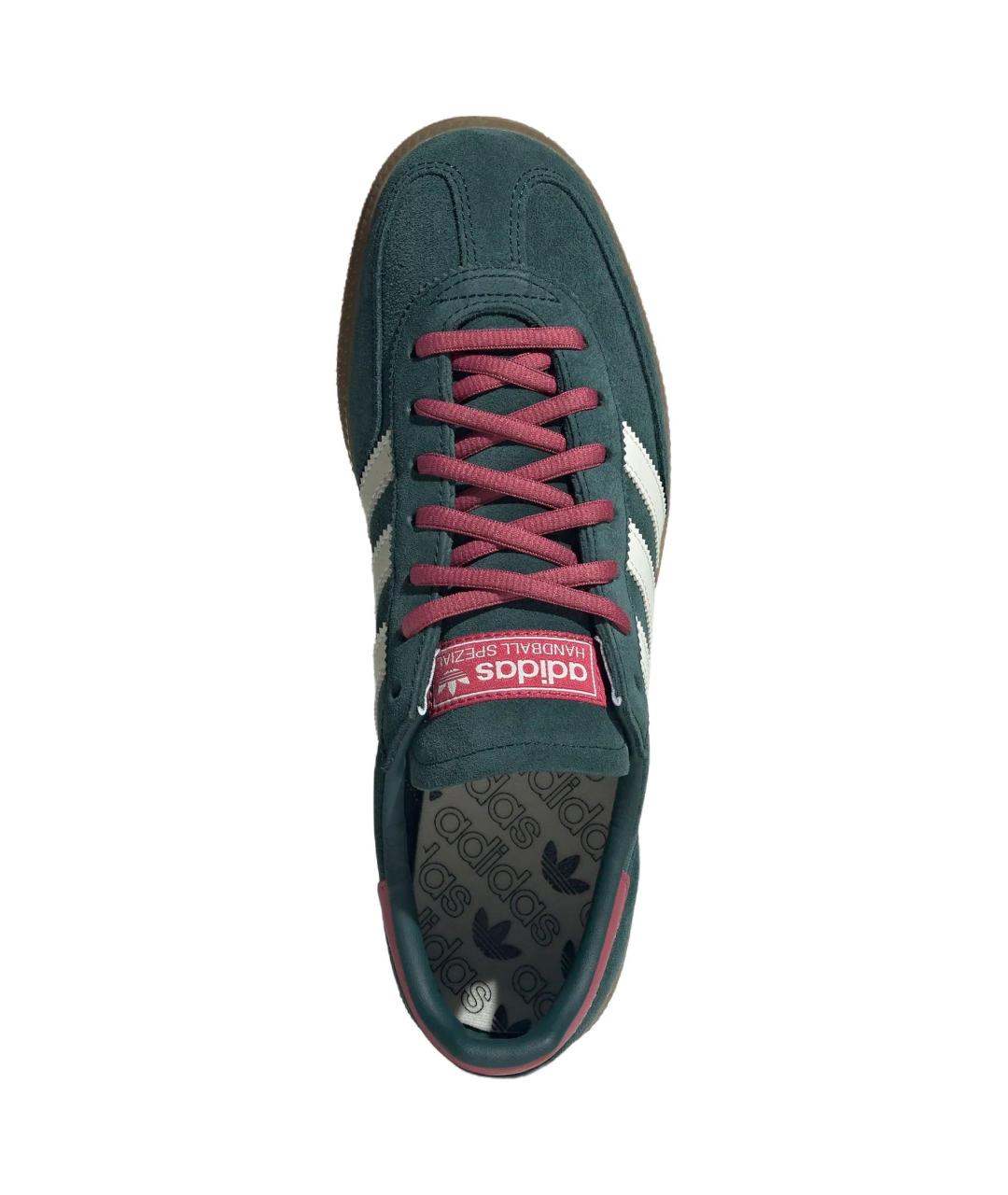 ADIDAS Зеленые замшевые низкие кроссовки / кеды, фото 5
