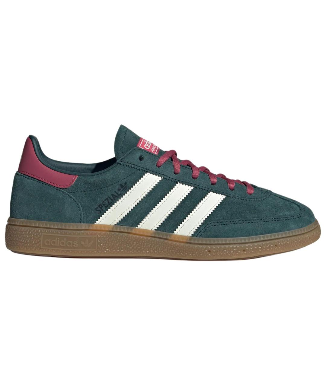 ADIDAS Зеленые замшевые низкие кроссовки / кеды, фото 8