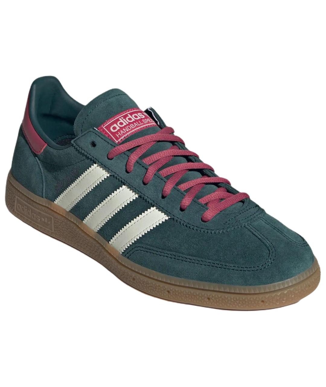 ADIDAS Зеленые замшевые низкие кроссовки / кеды, фото 3