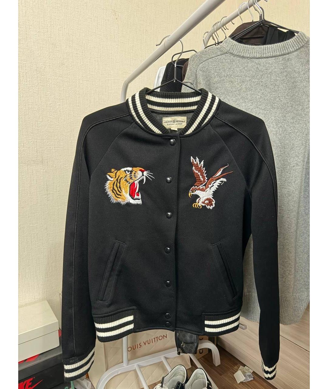 POLO RALPH LAUREN Черная полиэстеровая куртка, фото 4