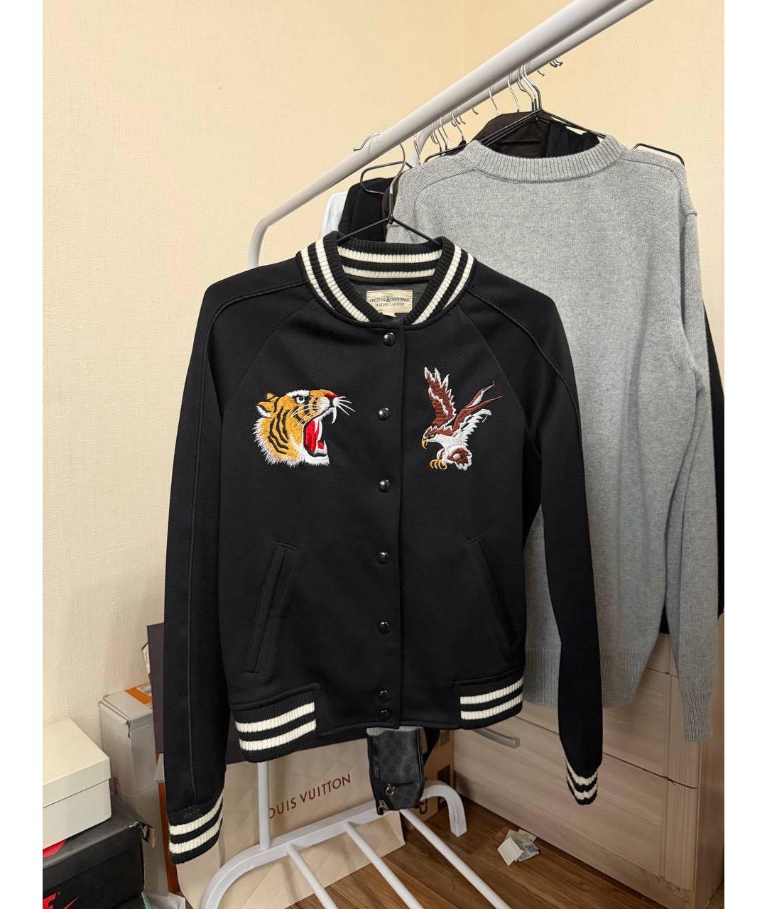 POLO RALPH LAUREN Черная полиэстеровая куртка, фото 2