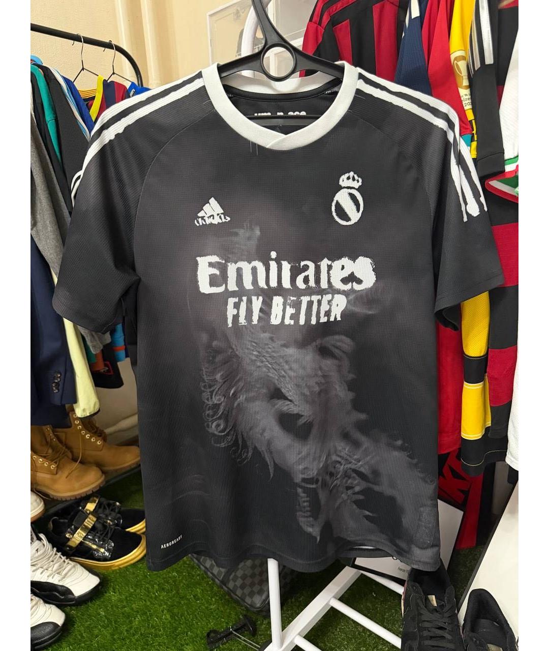 ADIDAS Черная футболка, фото 4
