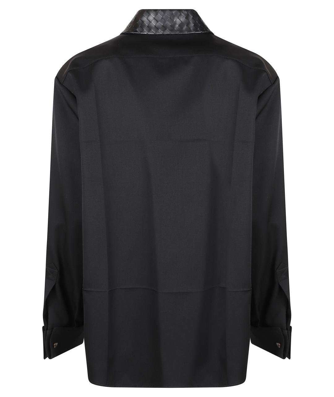 BOTTEGA VENETA Черная шерстяная рубашка, фото 3
