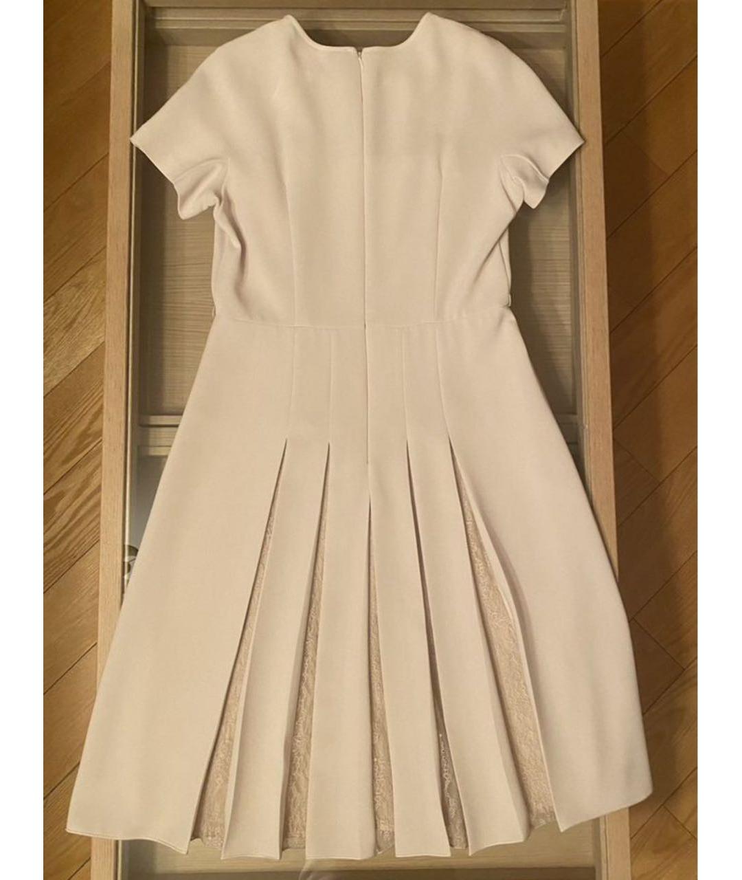 MAX MARA STUDIO Бежевое вискозное повседневное платье, фото 2