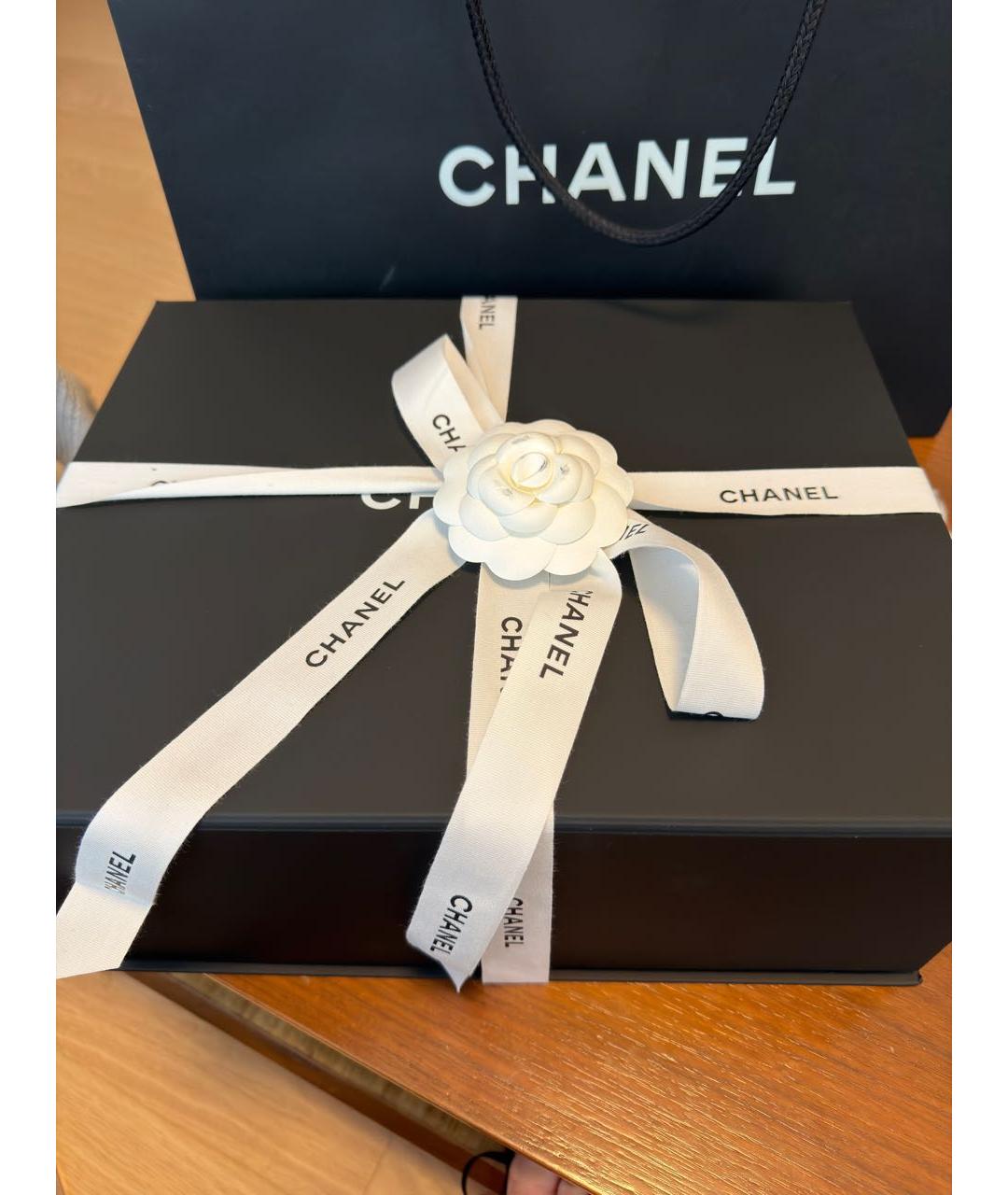 CHANEL Коричневая кожаная сумка через плечо, фото 8
