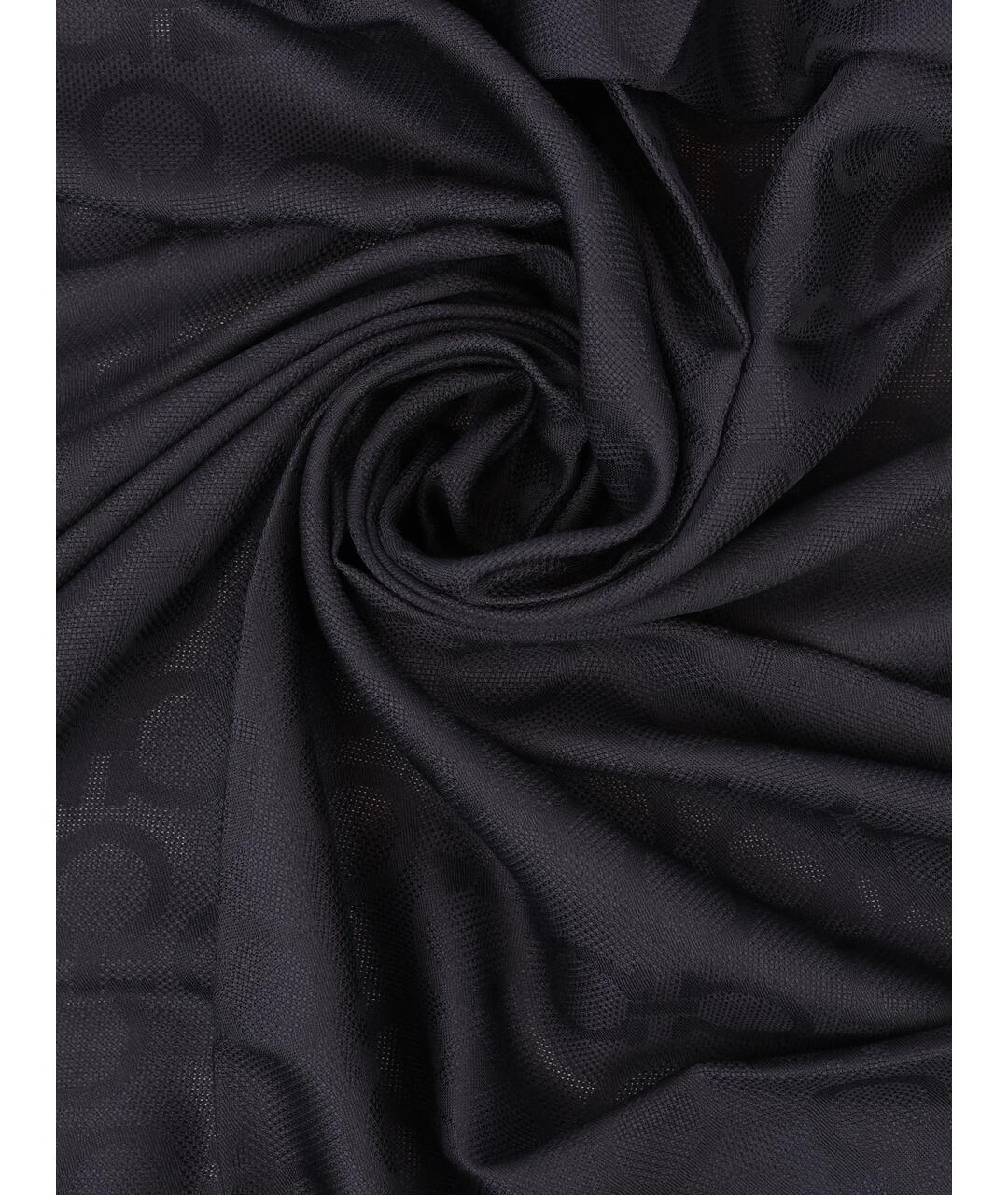 SALVATORE FERRAGAMO Черный шарф, фото 2