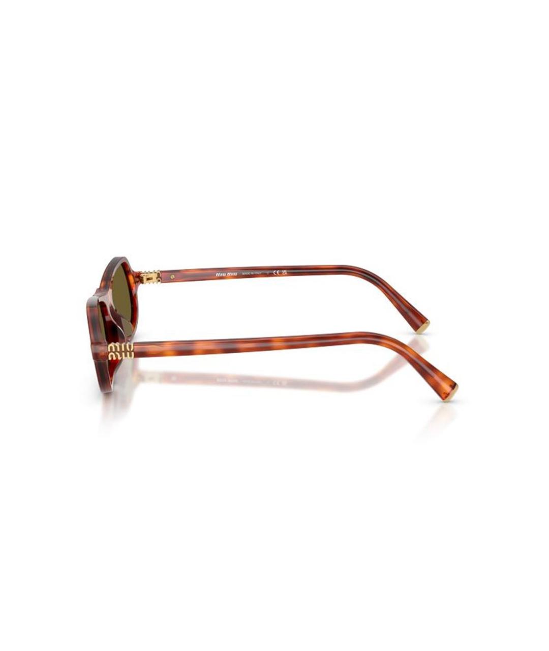 MIU MIU Коричневые солнцезащитные очки, фото 3