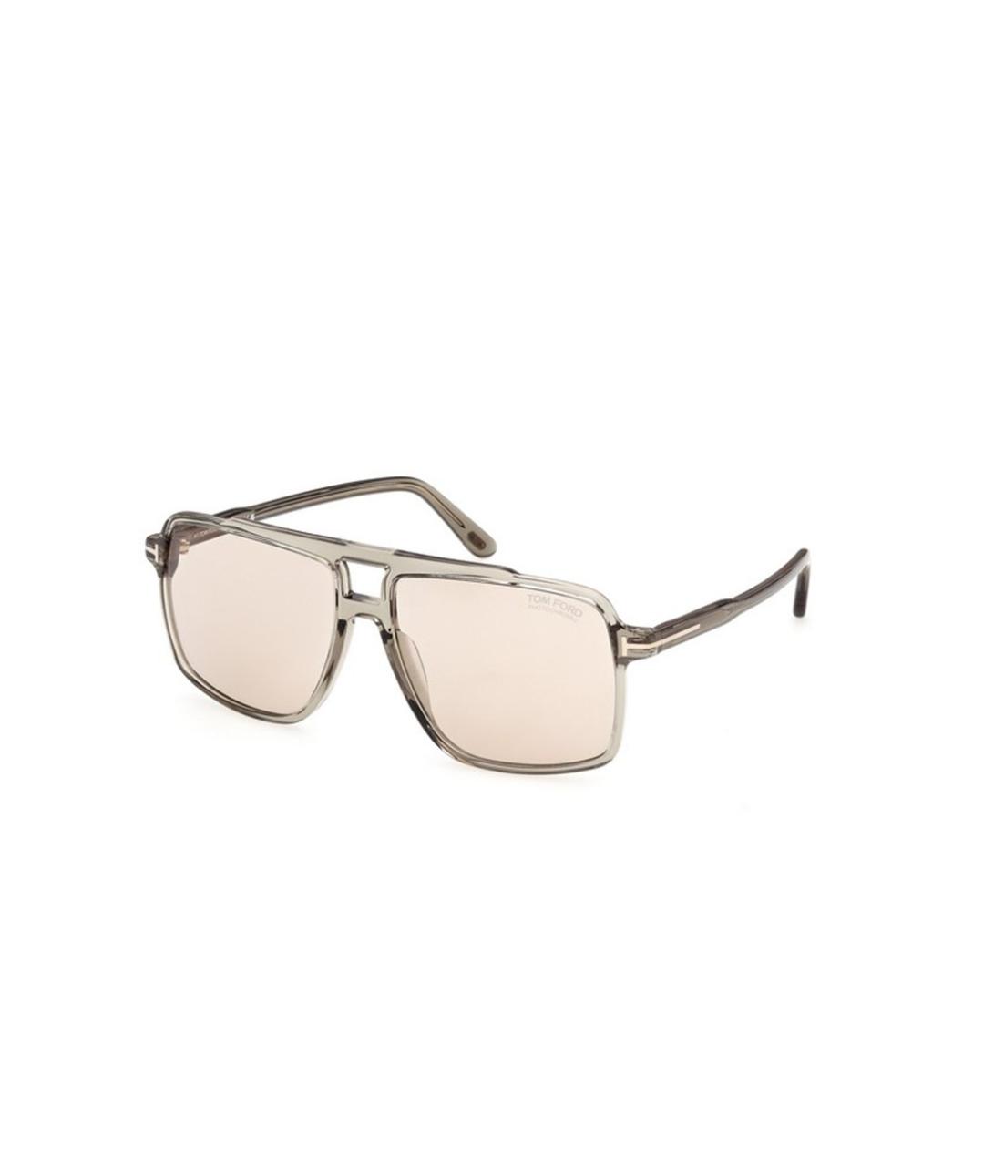 TOM FORD Зеленые солнцезащитные очки, фото 1