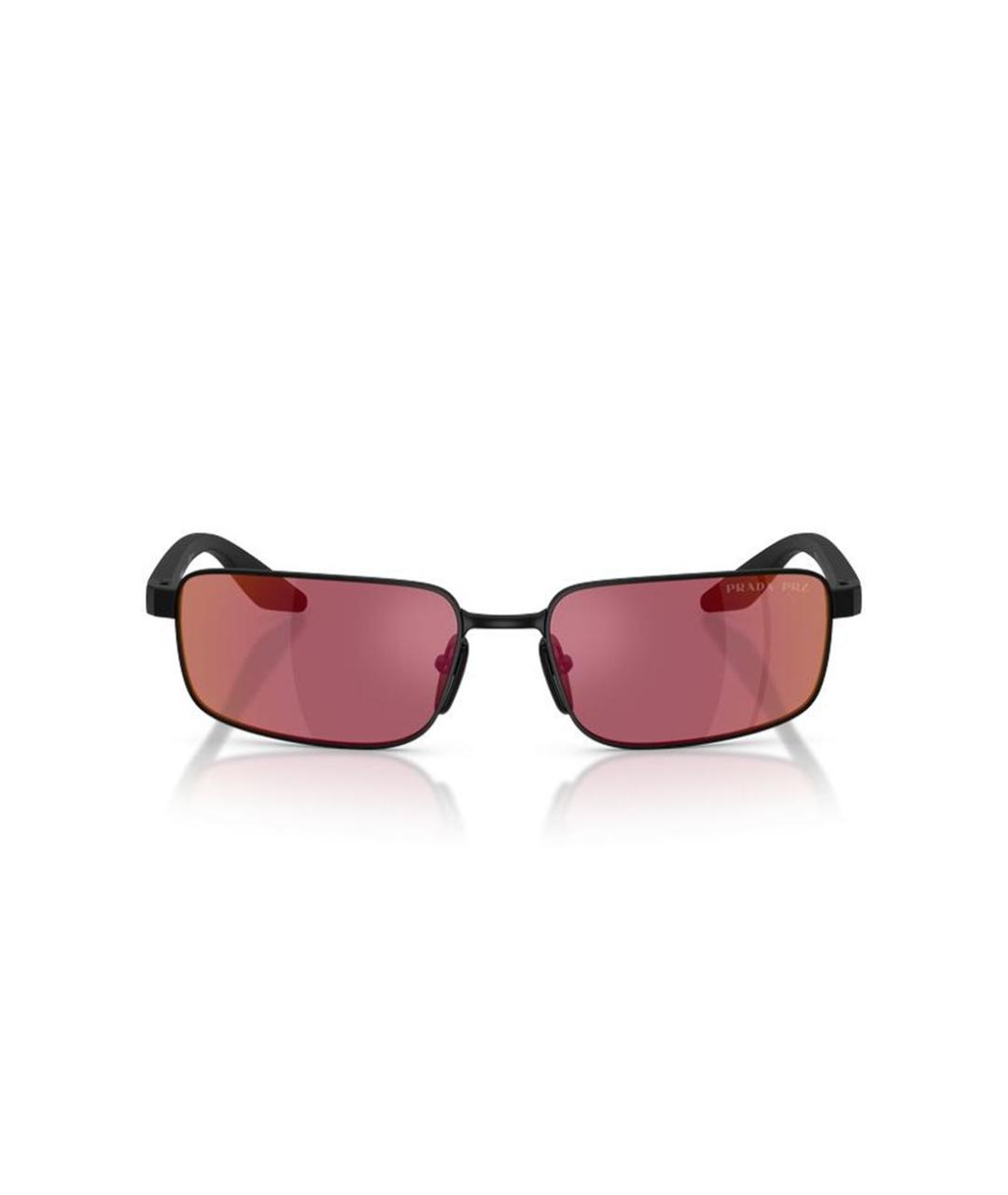 PRADA Черные металлические солнцезащитные очки, фото 2