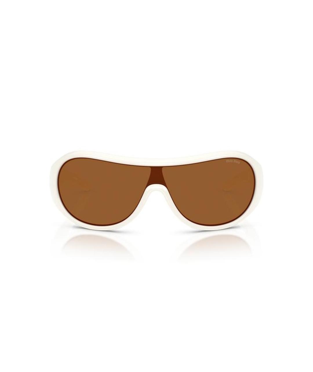 MIU MIU Белые солнцезащитные очки, фото 2