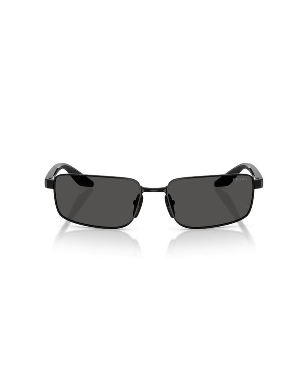 PRADA Черные металлические солнцезащитные очки, фото 2