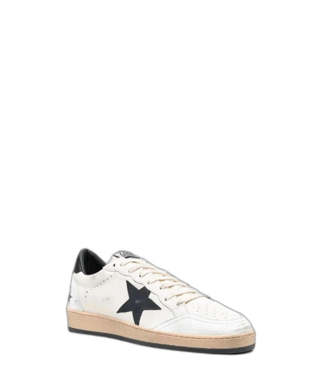 GOLDEN GOOSE Белые низкие кроссовки / кеды, фото 2