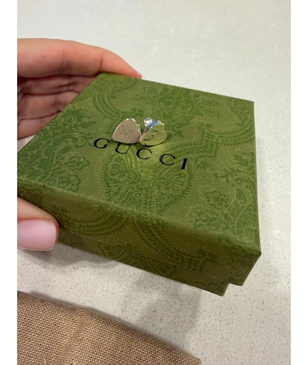 GUCCI Серебряные серебряные серьги, фото 3