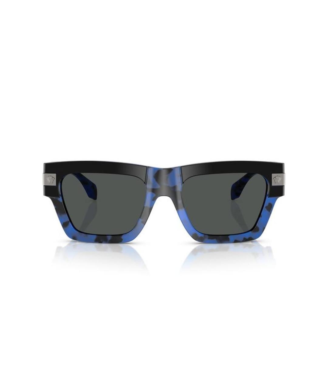 VERSACE Синие пластиковые солнцезащитные очки, фото 2