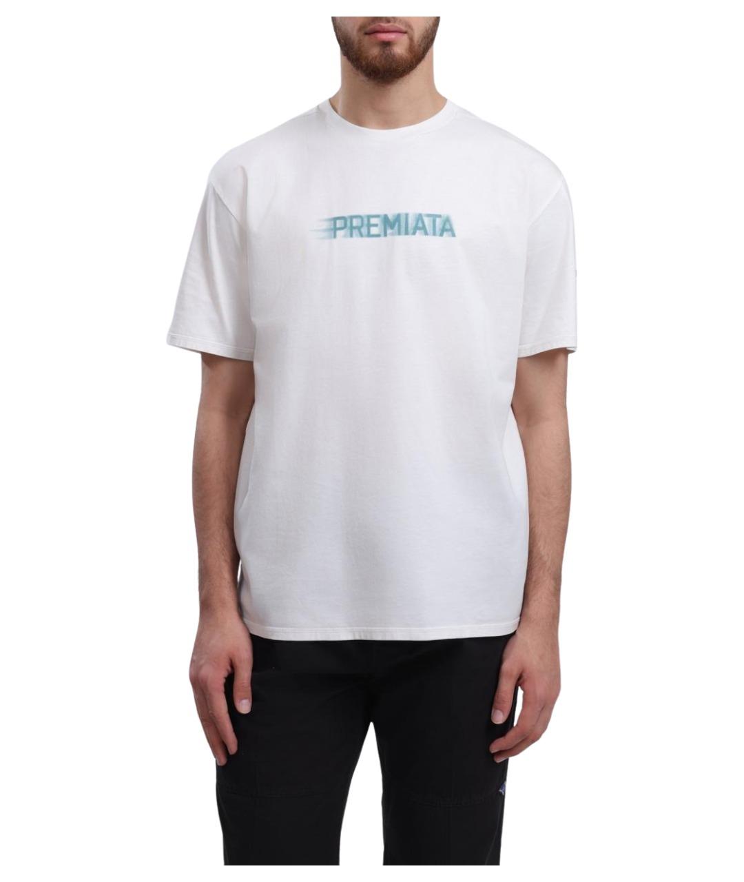 PREMIATA Белая хлопковая футболка, фото 1