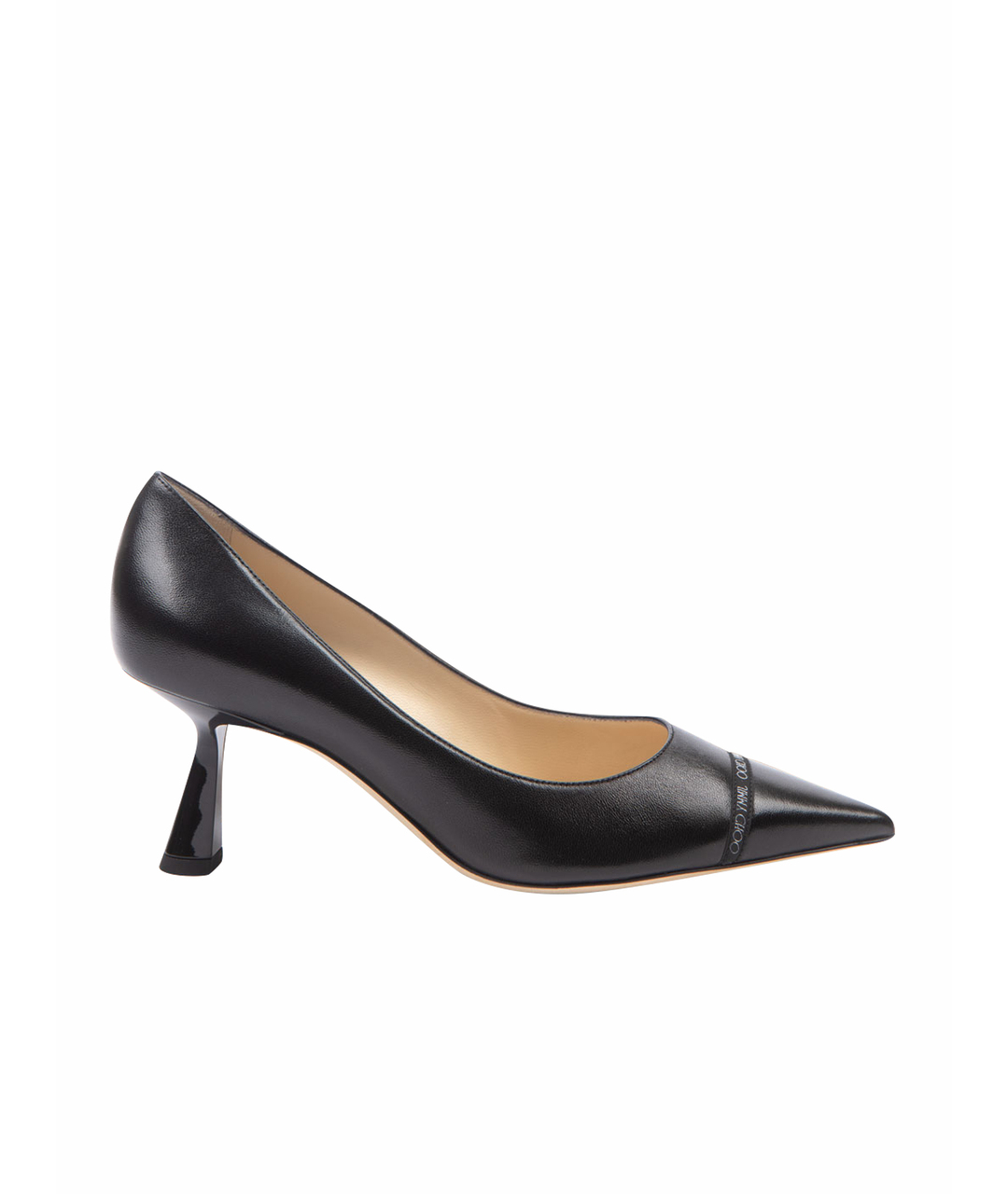 JIMMY CHOO Черные кожаные туфли, фото 1