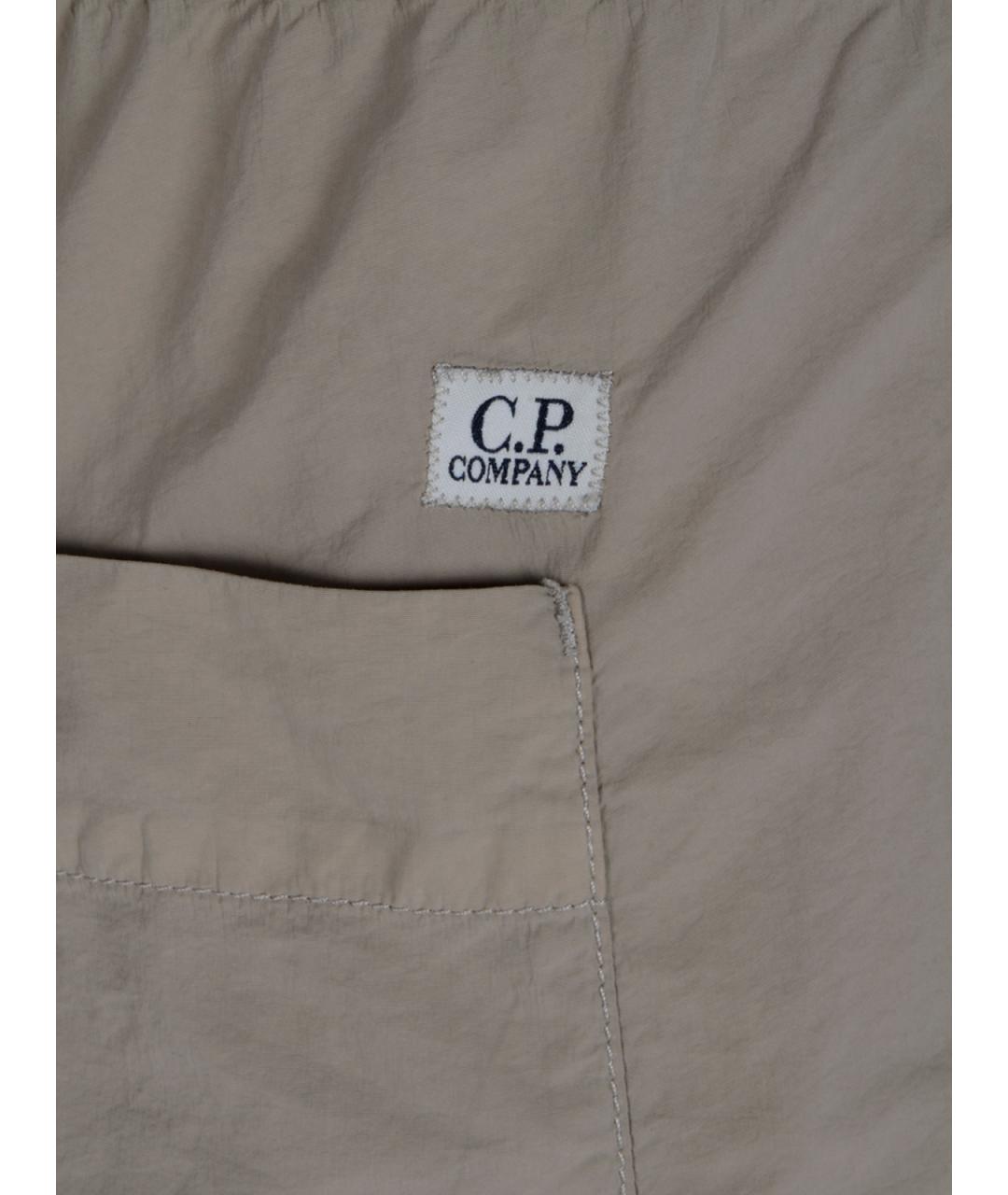 CP COMPANY Хаки полиэстеровые повседневные брюки, фото 3