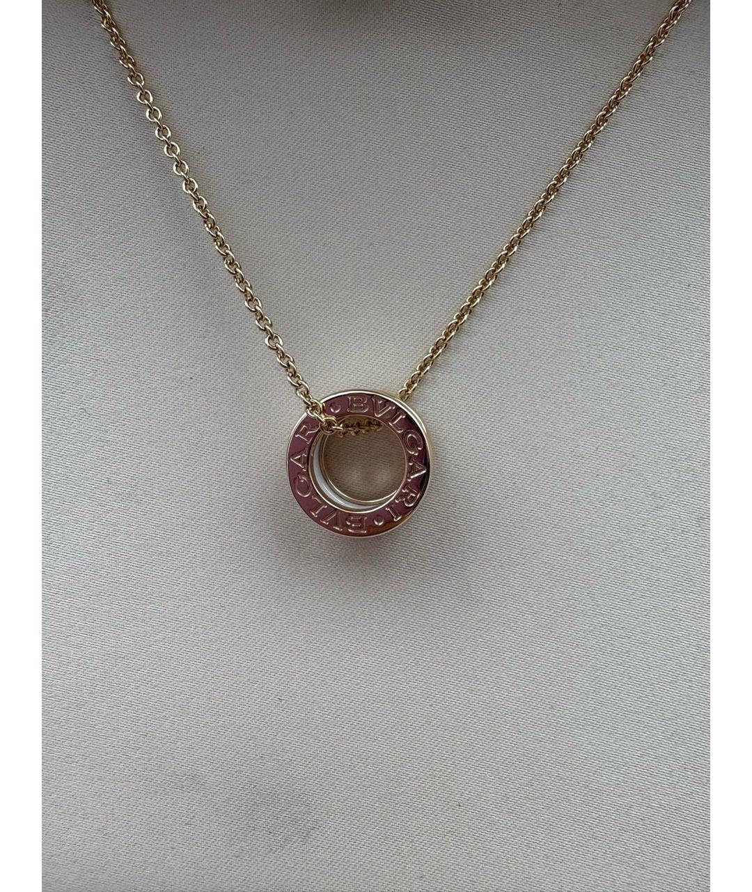 BVLGARI Золотое колье из розового золота, фото 5