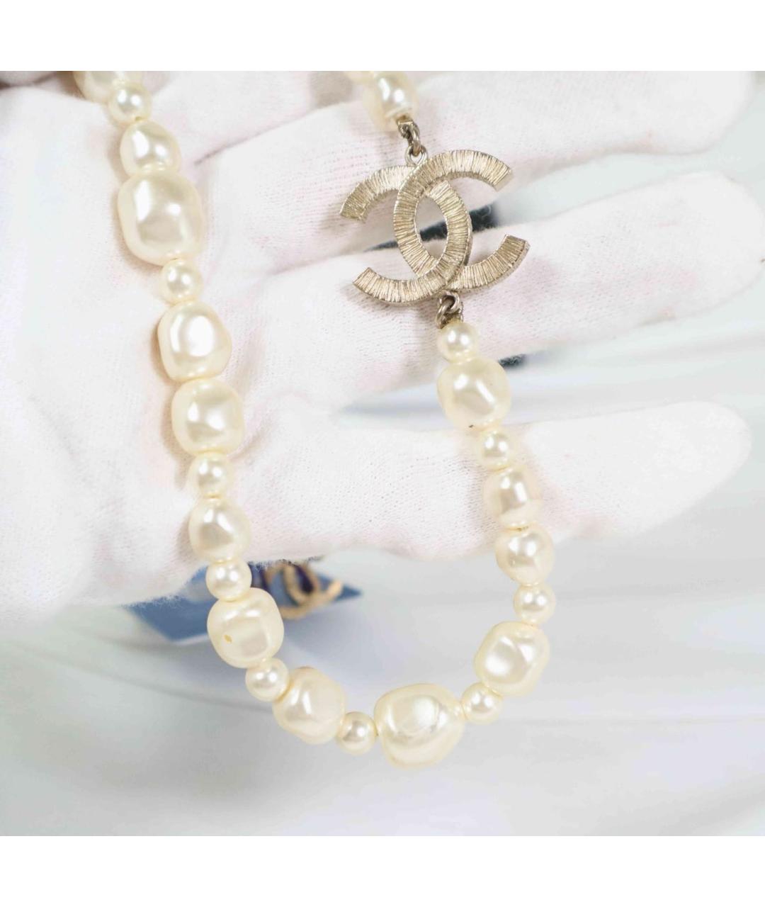CHANEL Бежевое колье, фото 2