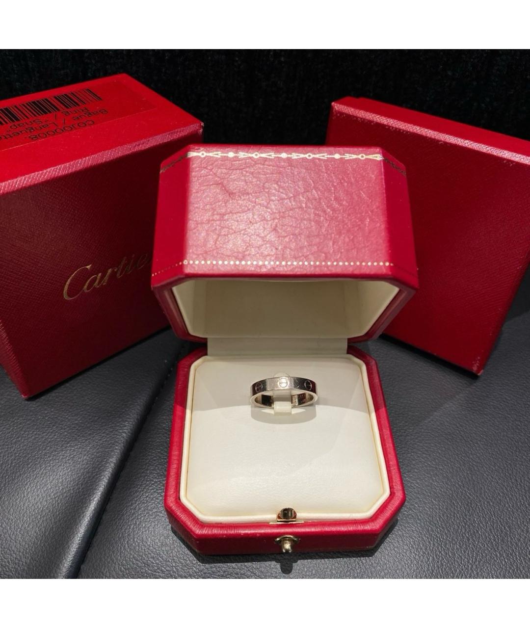 CARTIER Серебряное кольцо из белого золота, фото 2
