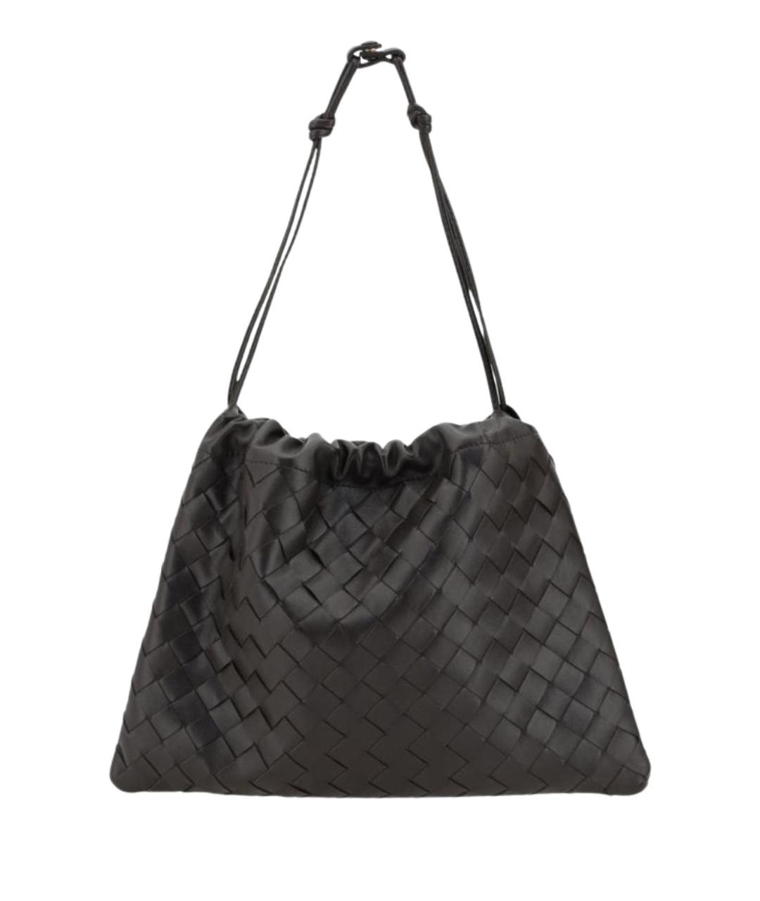 BOTTEGA VENETA Коричневая кожаная сумка через плечо, фото 1