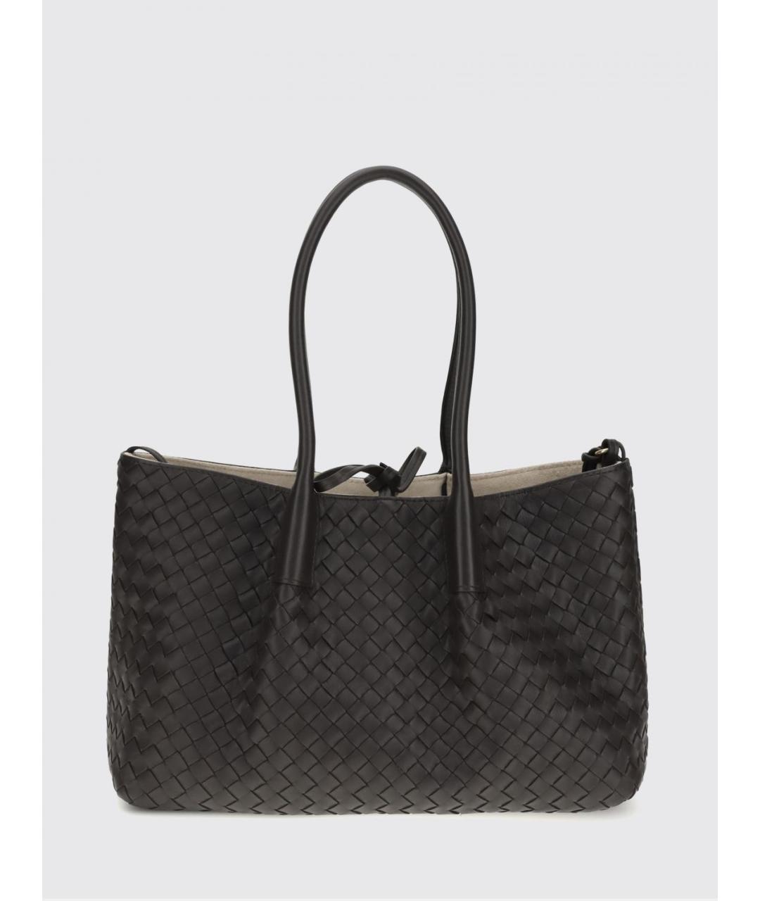 BOTTEGA VENETA Коричневая кожаная сумка тоут, фото 4