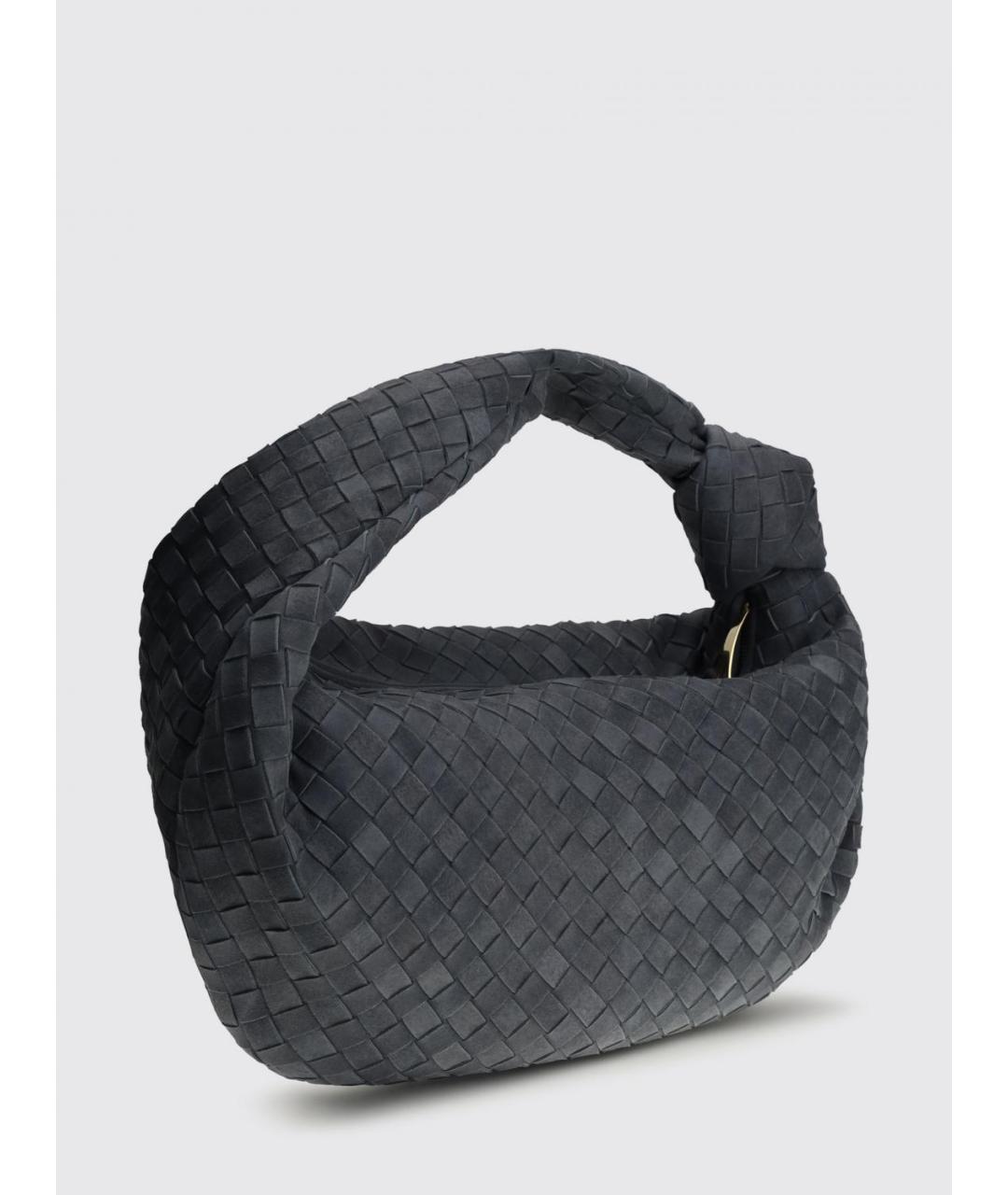 BOTTEGA VENETA Голубая замшевая сумка через плечо, фото 2