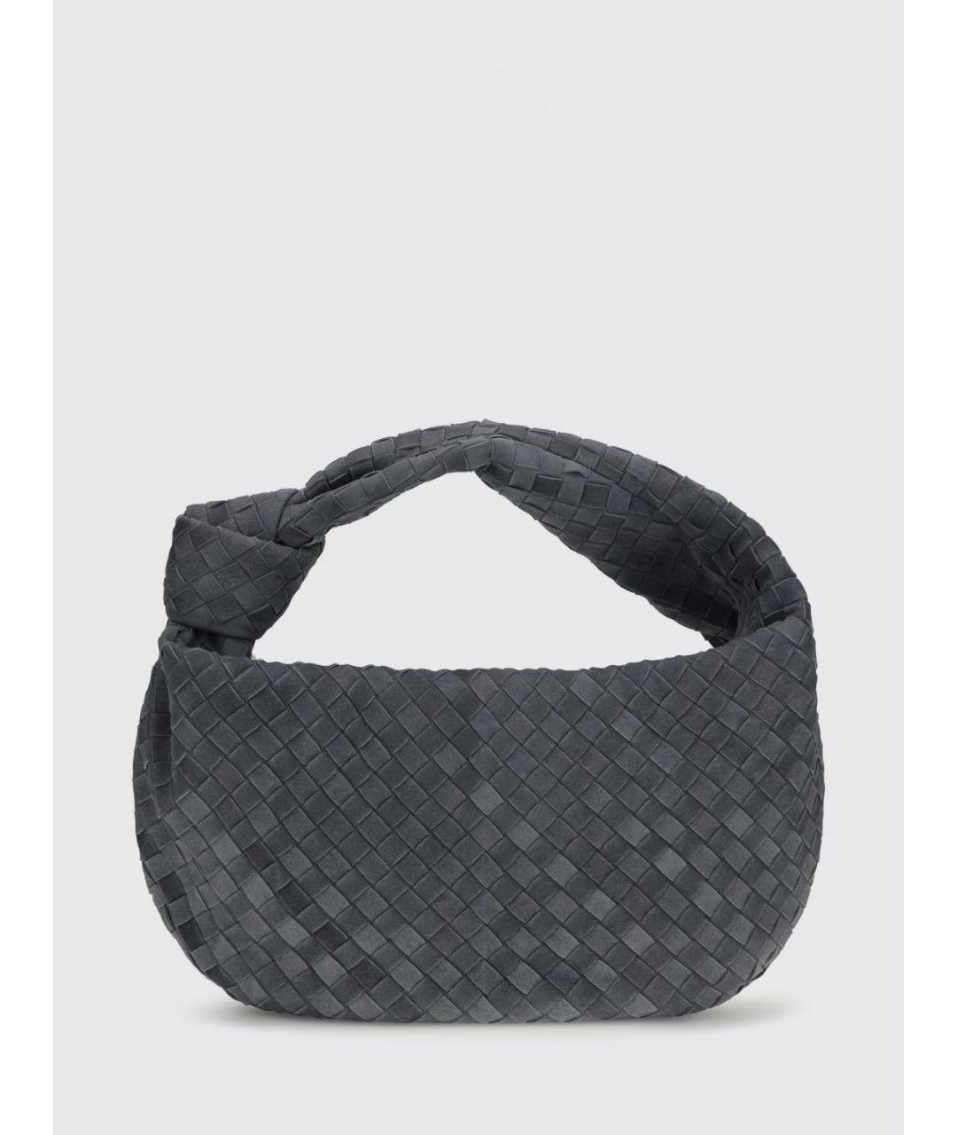 BOTTEGA VENETA Голубая замшевая сумка через плечо, фото 4