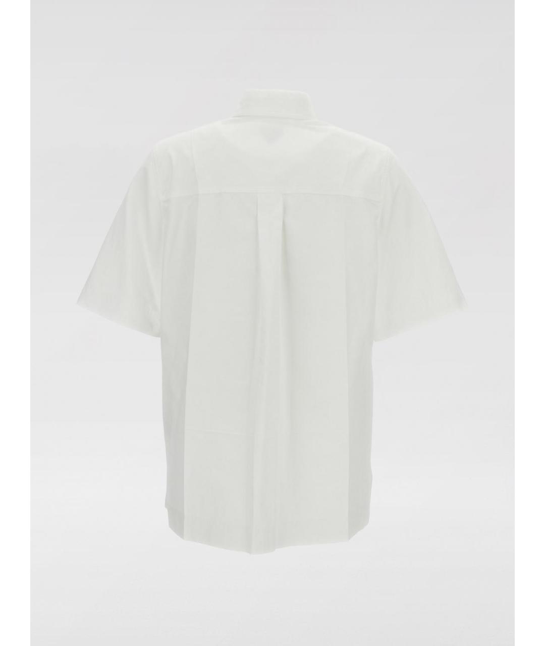 BOTTEGA VENETA Белая хлопковая рубашка, фото 3